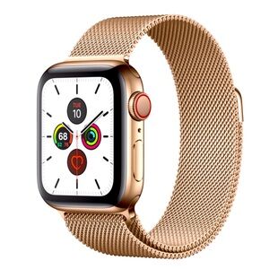 Apple Watch series 5 Stainless Steel Gold, 40mm cellular GPS